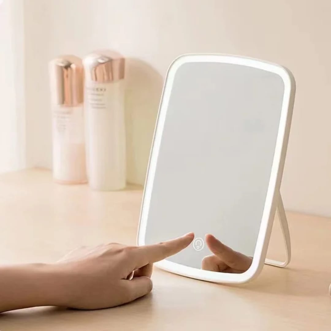 Espejo De Mesa Con Luz Led