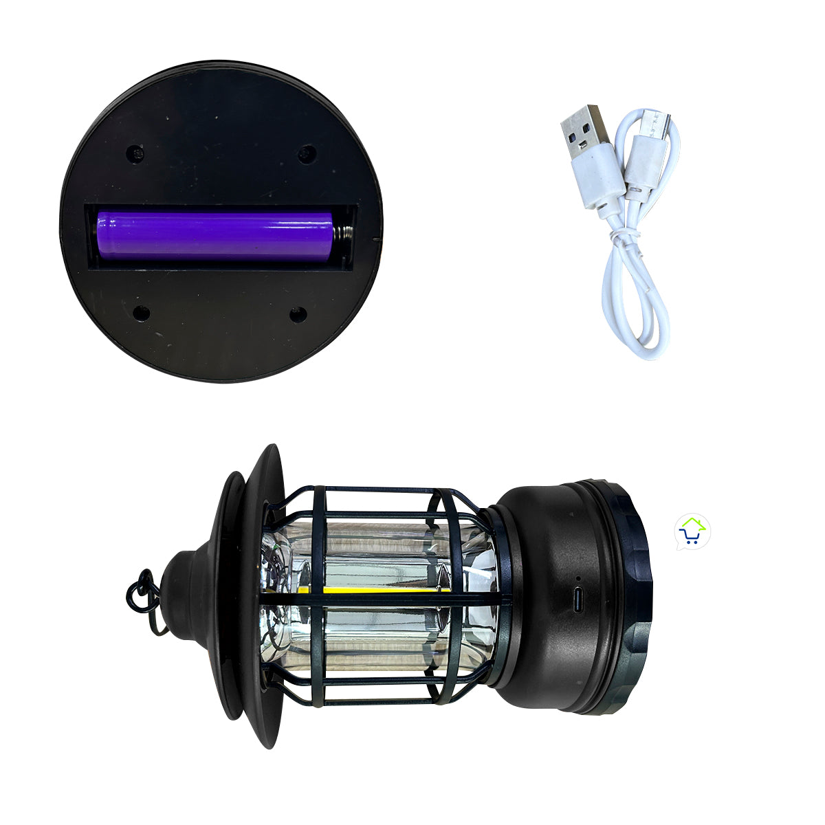 Lámpara Led Camping Vintage Recargable Portátil K-20